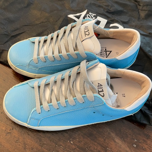 BNWT HANDMADE SNEAKERS FROM ITALY - Picture 1 of 6